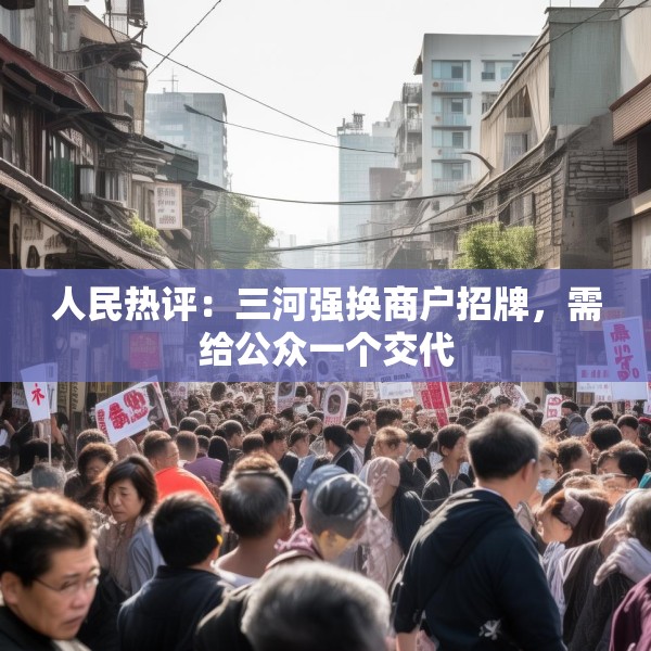 人民热评：三河强换商户招牌，需给公众一个交代