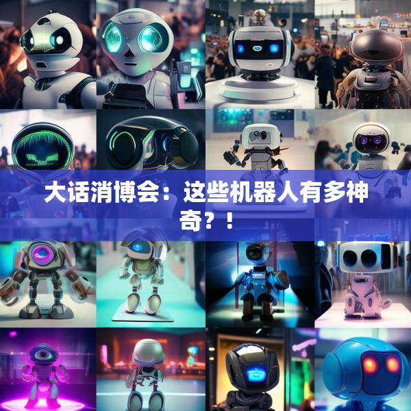 大话消博会：这些机器人有多神奇？!