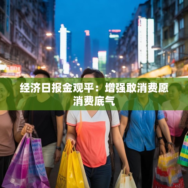经济日报金观平：增强敢消费愿消费底气