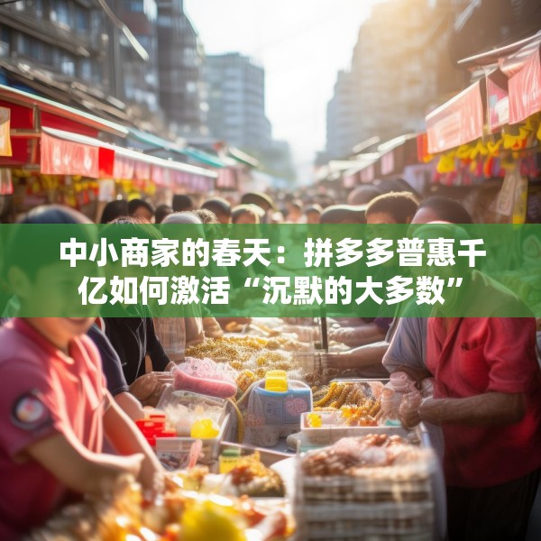 中小商家的春天：拼多多普惠千亿如何激活“沉默的大多数”