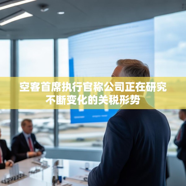 空客首席执行官称公司正在研究不断变化的关税形势