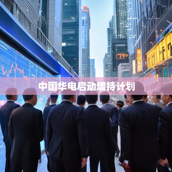 中国华电启动增持计划