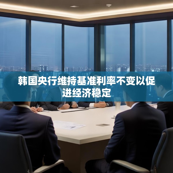 韩国央行维持基准利率不变以促进经济稳定
