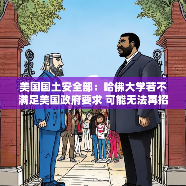 美国国土安全部：哈佛大学若不满足美国政府要求 可能无法再招收留学生