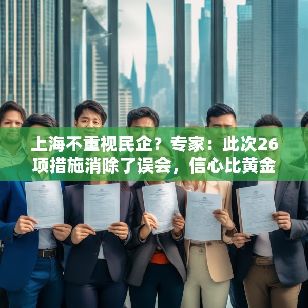 上海不重视民企？专家：此次26项措施消除了误会，信心比黄金重要
