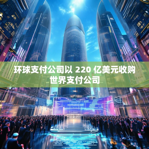 环球支付公司以 220 亿美元收购世界支付公司