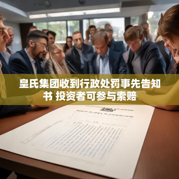 皇氏集团收到行政处罚事先告知书 投资者可参与索赔