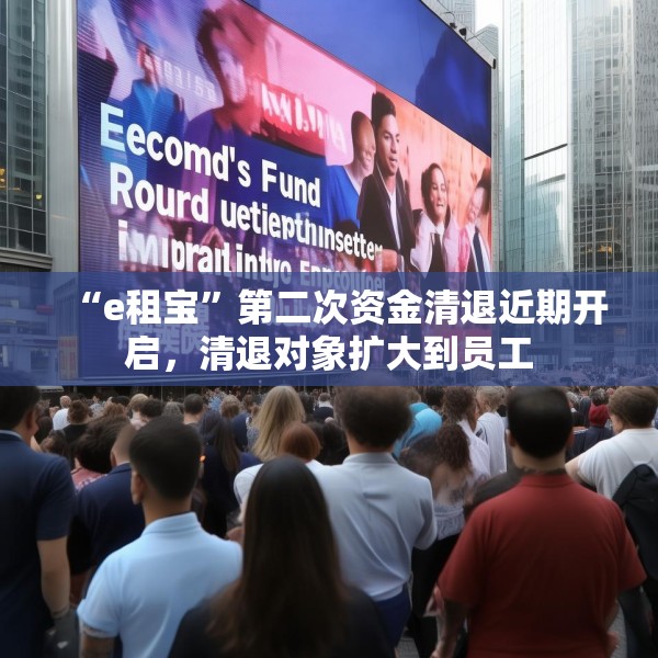 “e租宝”第二次资金清退近期开启，清退对象扩大到员工