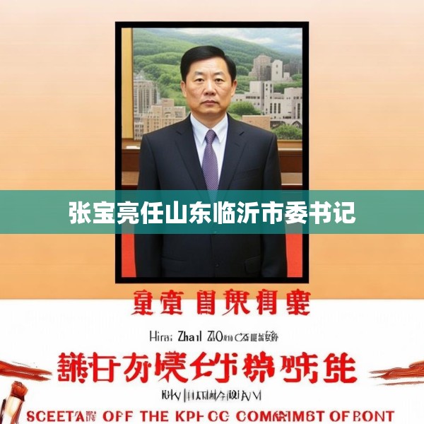 张宝亮任山东临沂市委书记