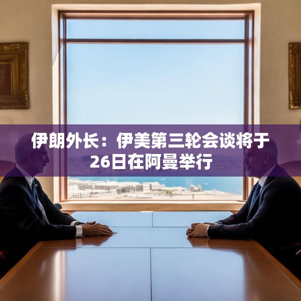 伊朗外长：伊美第三轮会谈将于26日在阿曼举行