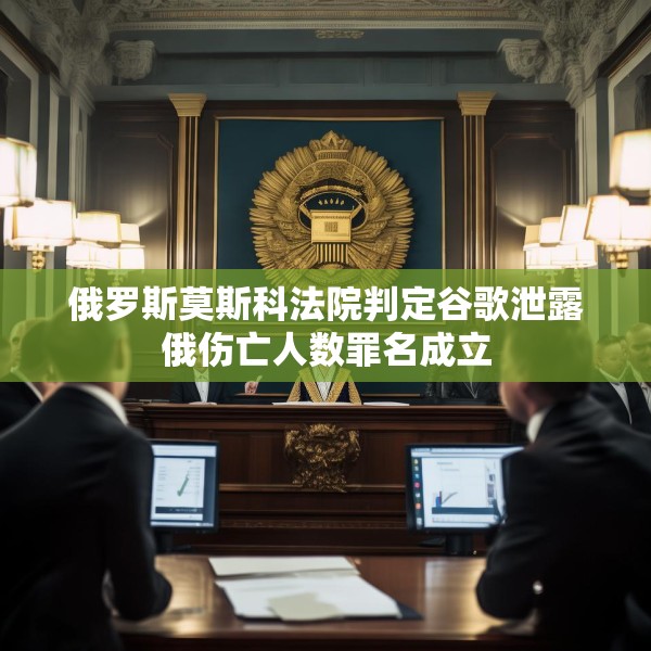 俄罗斯莫斯科法院判定谷歌泄露俄伤亡人数罪名成立