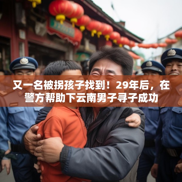 又一名被拐孩子找到！29年后，在警方帮助下云南男子寻子成功