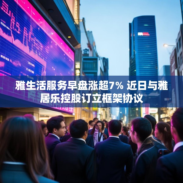 雅生活服务早盘涨超7% 近日与雅居乐控股订立框架协议