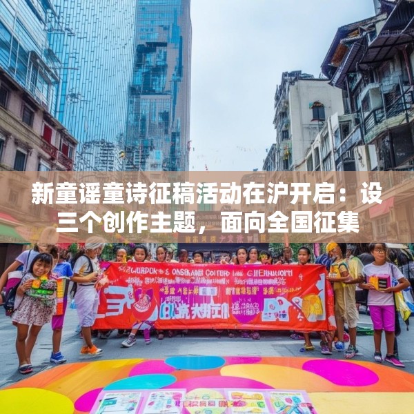 新童谣童诗征稿活动在沪开启：设三个创作主题，面向全国征集