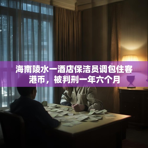 海南陵水一酒店保洁员调包住客港币，被判刑一年六个月