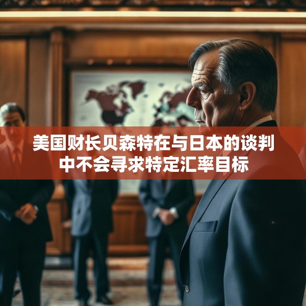 美国财长贝森特在与日本的谈判中不会寻求特定汇率目标