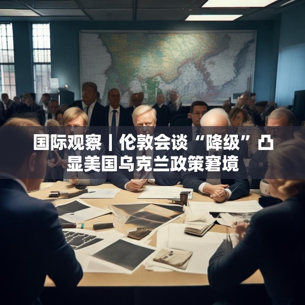 国际观察｜伦敦会谈“降级”凸显美国乌克兰政策窘境