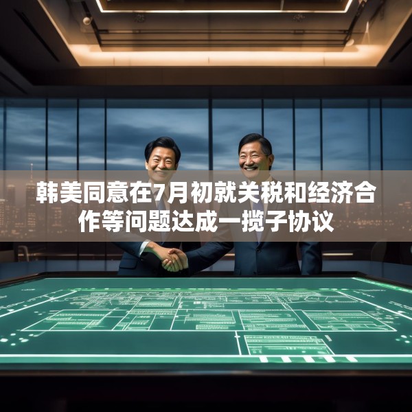 韩美同意在7月初就关税和经济合作等问题达成一揽子协议