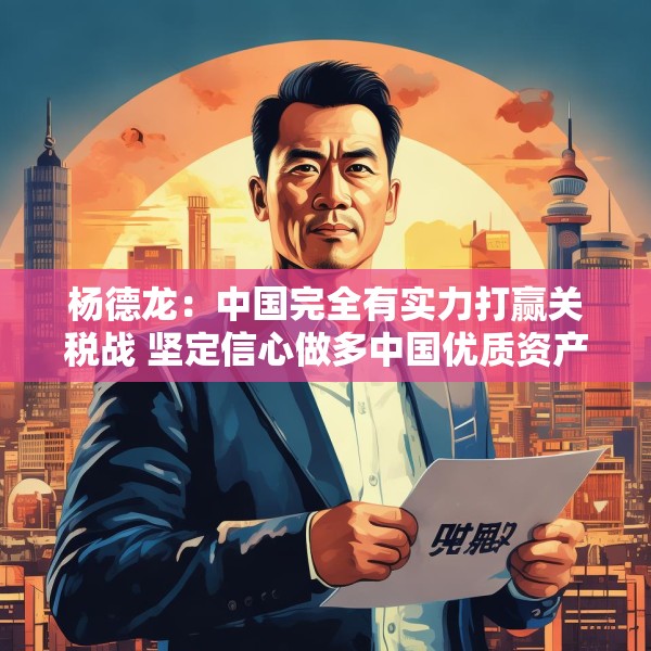 杨德龙：中国完全有实力打赢关税战 坚定信心做多中国优质资产