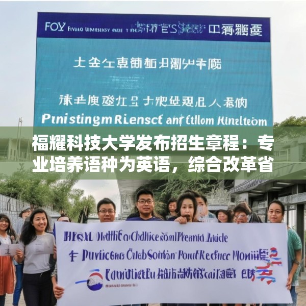 福耀科技大学发布招生章程：专业培养语种为英语，综合改革省份选考需含物化