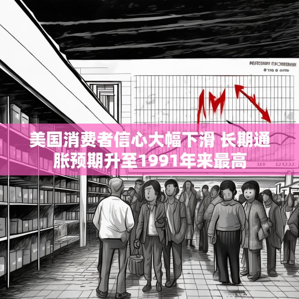 美国消费者信心大幅下滑 长期通胀预期升至1991年来最高