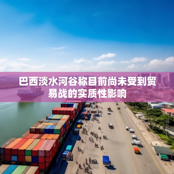 巴西淡水河谷称目前尚未受到贸易战的实质性影响
