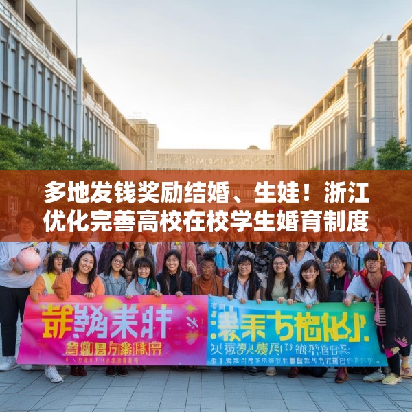 多地发钱奖励结婚、生娃！浙江优化完善高校在校学生婚育制度