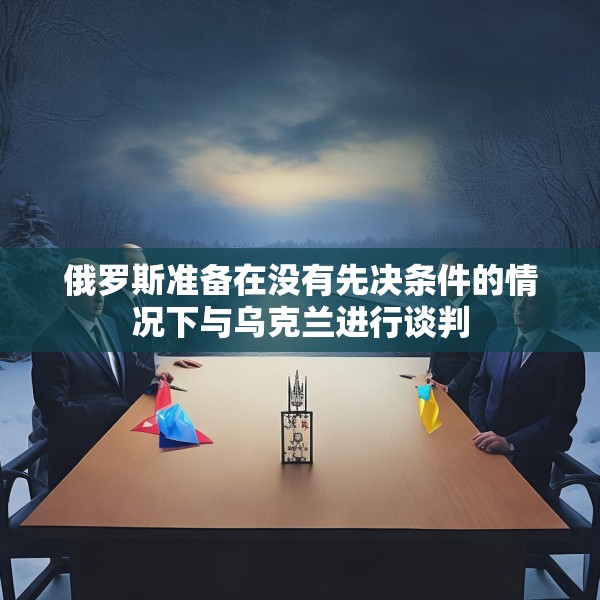 俄罗斯准备在没有先决条件的情况下与乌克兰进行谈判