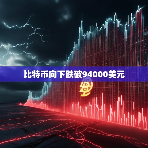 比特币向下跌破94000美元