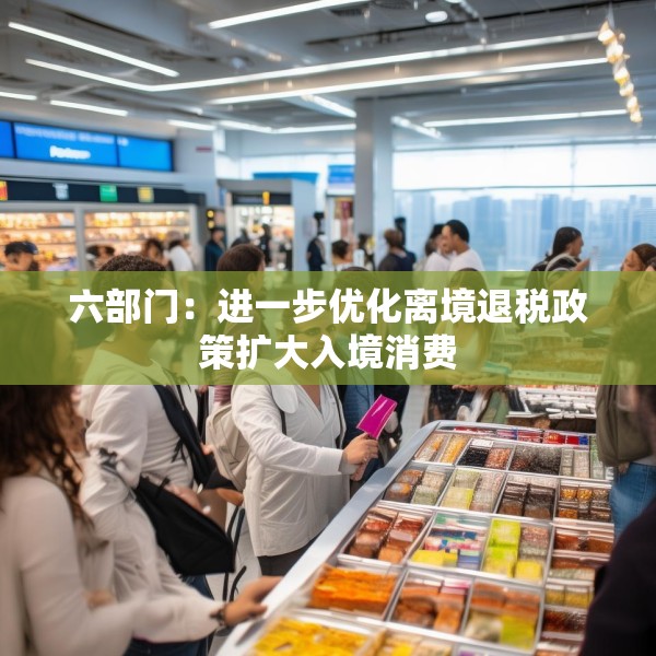 六部门：进一步优化离境退税政策扩大入境消费