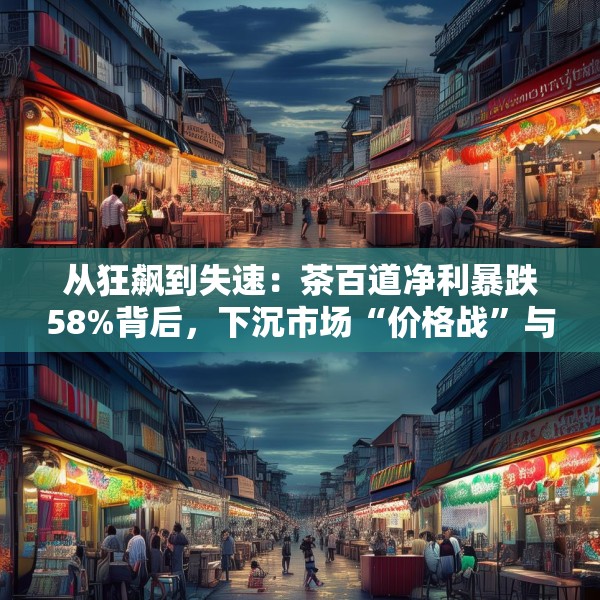 从狂飙到失速：茶百道净利暴跌58%背后，下沉市场“价格战”与品控之殇