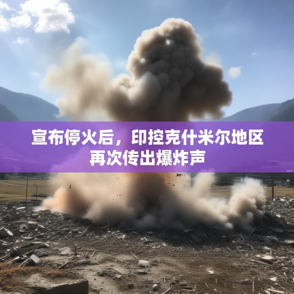 宣布停火后，印控克什米尔地区再次传出爆炸声