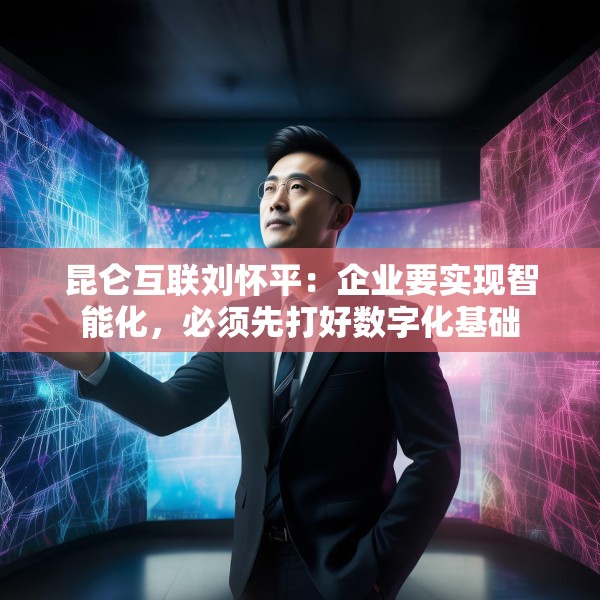 昆仑互联刘怀平：企业要实现智能化，必须先打好数字化基础