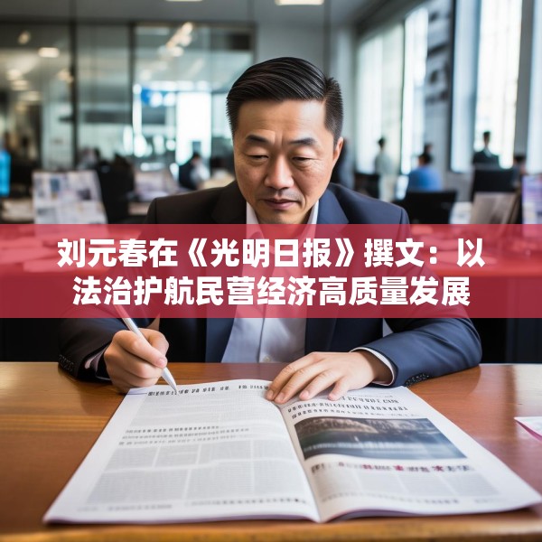 刘元春在《光明日报》撰文：以法治护航民营经济高质量发展