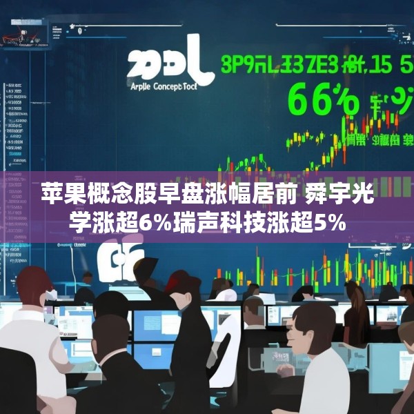 苹果概念股早盘涨幅居前 舜宇光学涨超6%瑞声科技涨超5%