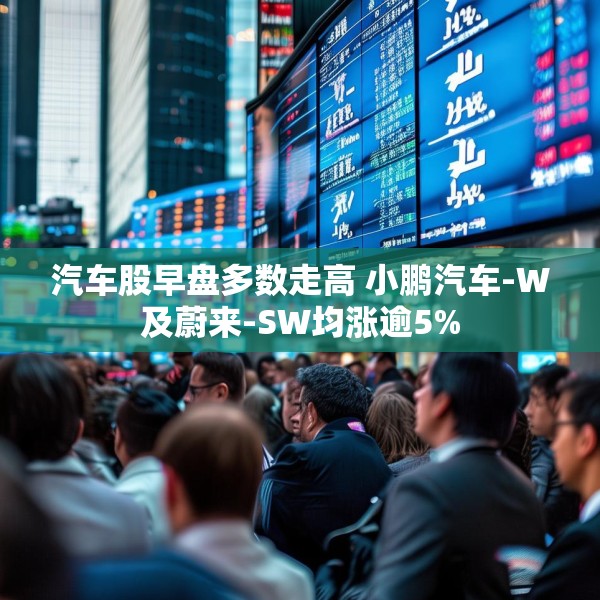 汽车股早盘多数走高 小鹏汽车-W及蔚来-SW均涨逾5%