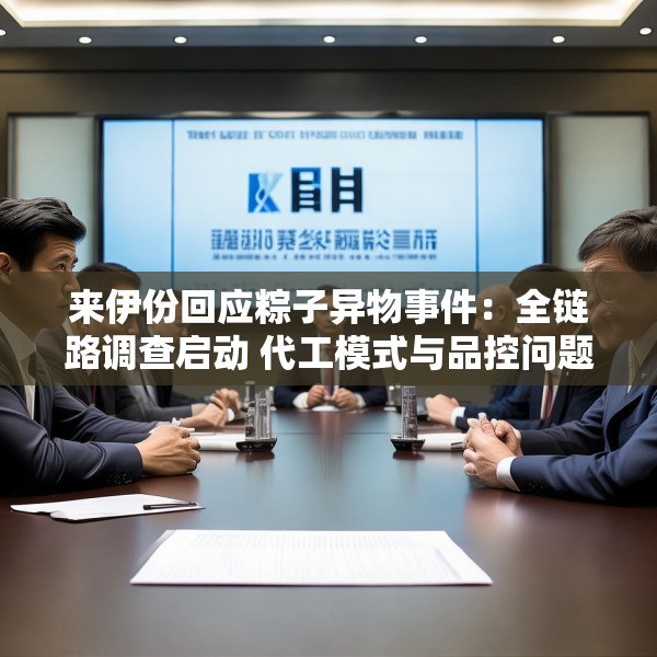 来伊份回应粽子异物事件：全链路调查启动 代工模式与品控问题再受关注