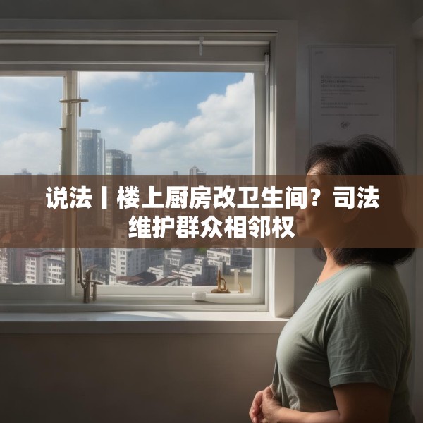 说法丨楼上厨房改卫生间？司法维护群众相邻权