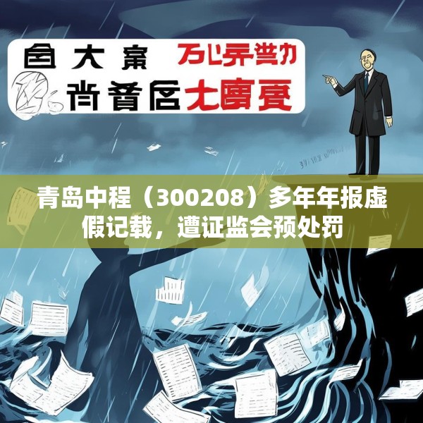 青岛中程（300208）多年年报虚假记载，遭证监会预处罚