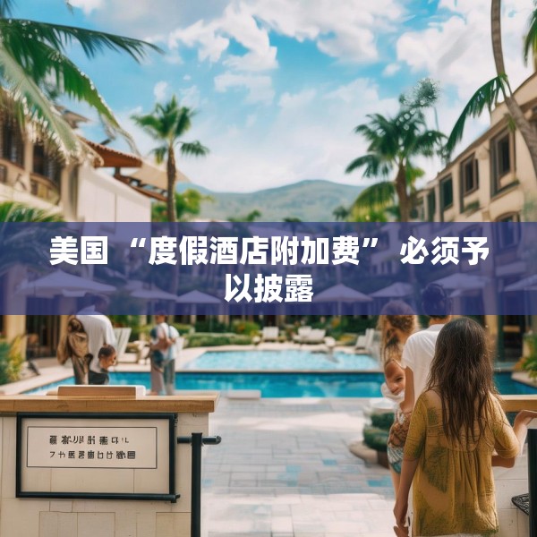 美国 “度假酒店附加费” 必须予以披露