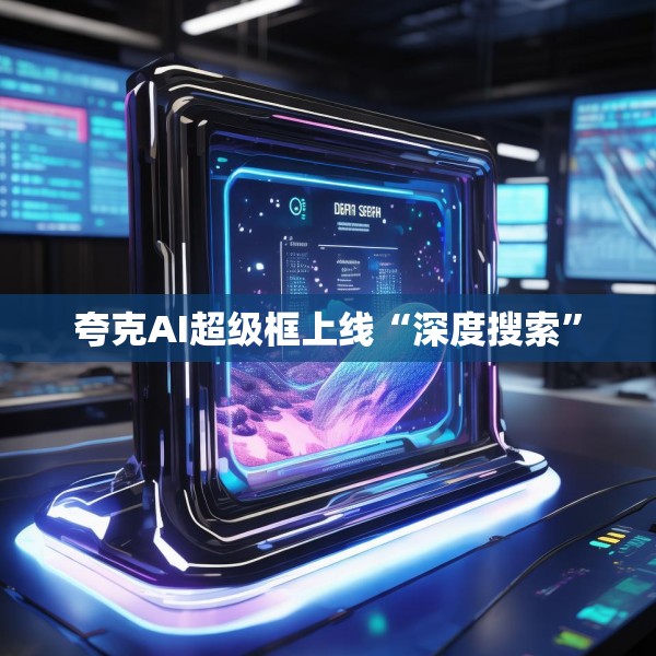夸克AI超级框上线“深度搜索”