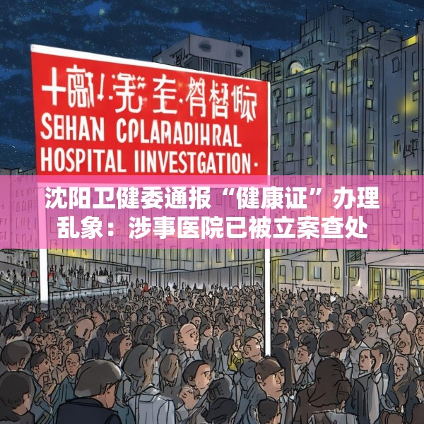 沈阳卫健委通报“健康证”办理乱象：涉事医院已被立案查处