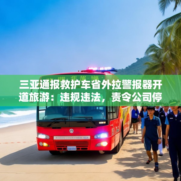三亚通报救护车省外拉警报器开道旅游：违规违法，责令公司停业整顿