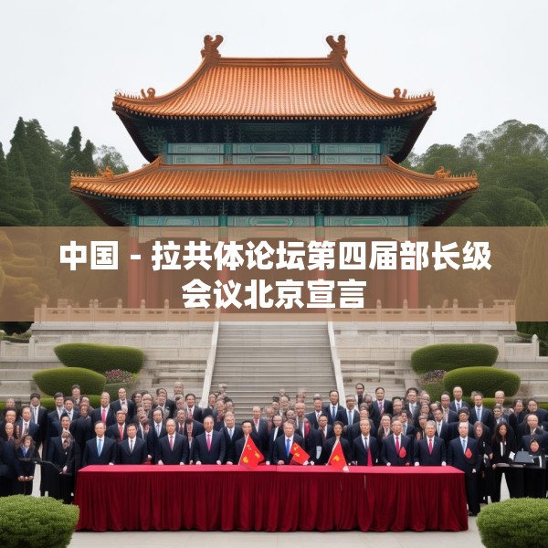 中国－拉共体论坛第四届部长级会议北京宣言