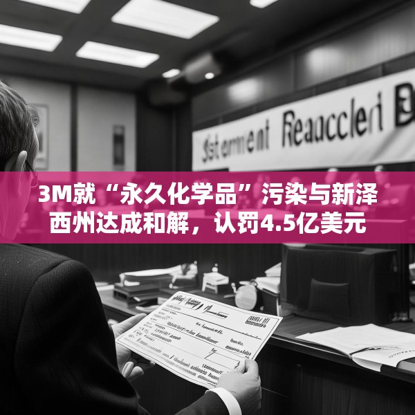 3M就“永久化学品”污染与新泽西州达成和解，认罚4.5亿美元