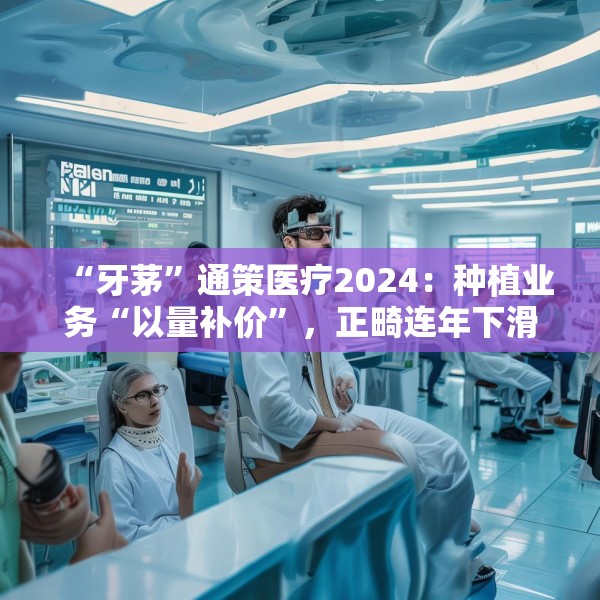 “牙茅”通策医疗2024：种植业务“以量补价”，正畸连年下滑，千亿市值缩水九成