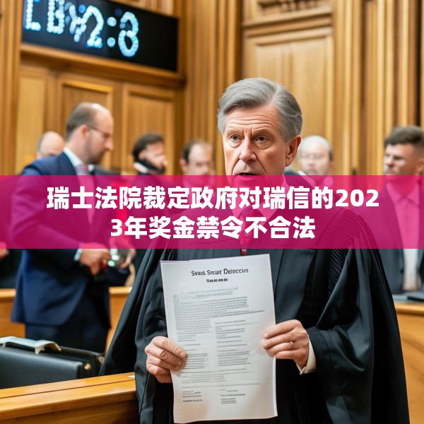 瑞士法院裁定政府对瑞信的2023年奖金禁令不合法