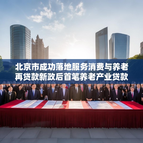 北京市成功落地服务消费与养老再贷款新政后首笔养老产业贷款