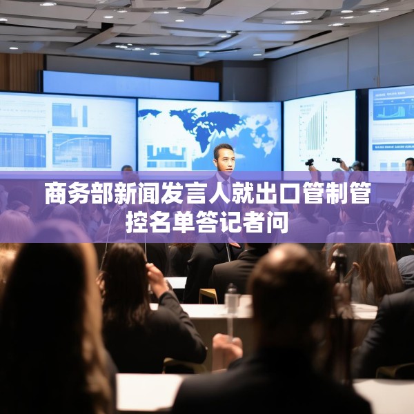 商务部新闻发言人就出口管制管控名单答记者问