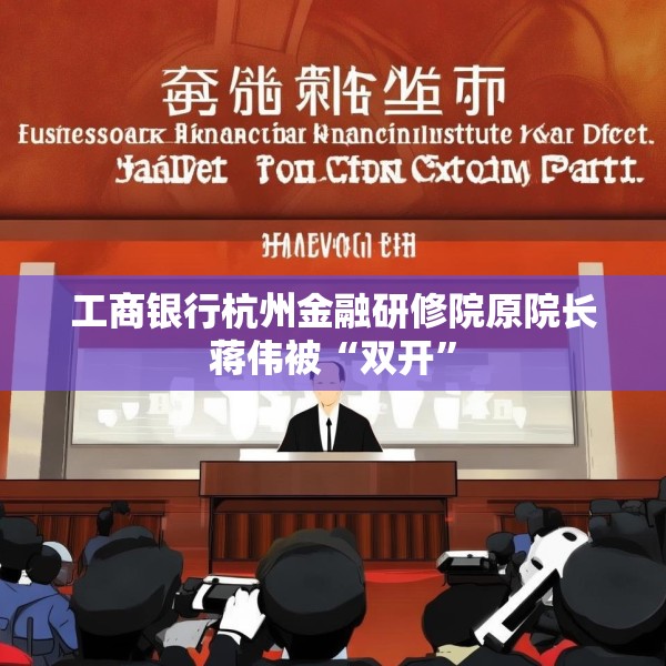 工商银行杭州金融研修院原院长蒋伟被“双开”